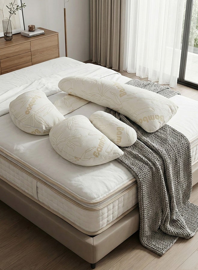 SleepLand Bamboo Maternity Pillow | 4 Adjustable Pieces for Full Body Support - Image 2